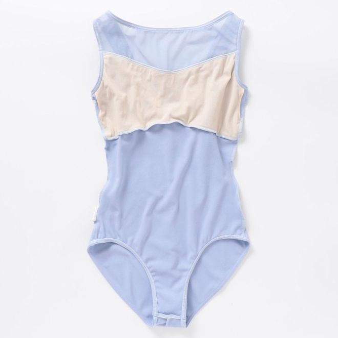 CHACOTT TANK-SLEEVED LEOTARD WITH MESH