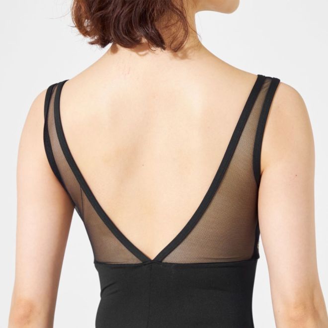 CHACOTT LEOTARD WITH EMBROIDERED UPPER