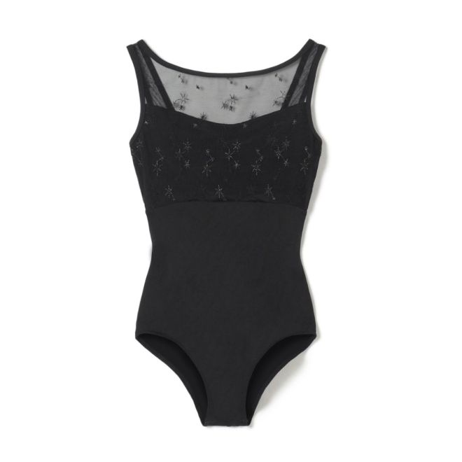 CHACOTT LEOTARD WITH EMBROIDERED UPPER