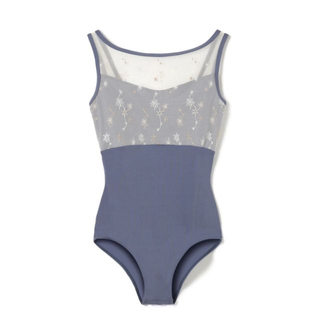 CHACOTT LEOTARD WITH EMBROIDERED UPPER