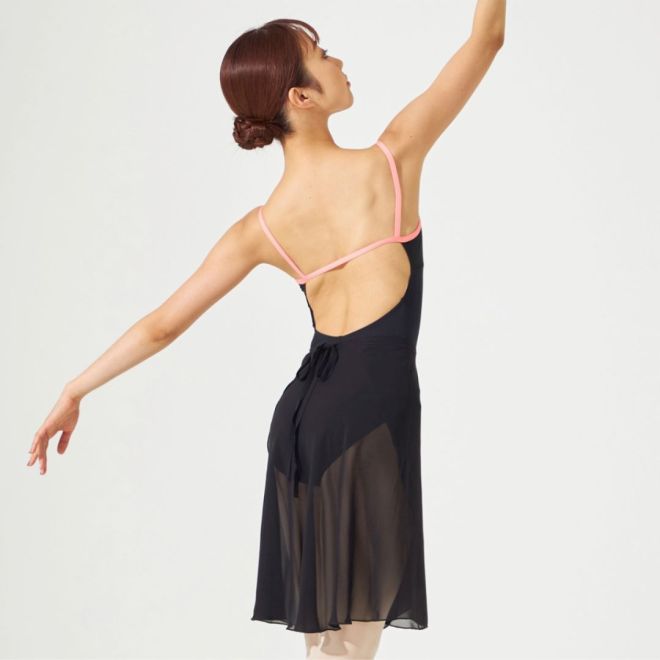 CHACOTT COLOR-BLOCK STYLE CAMISOLE LEOTARD