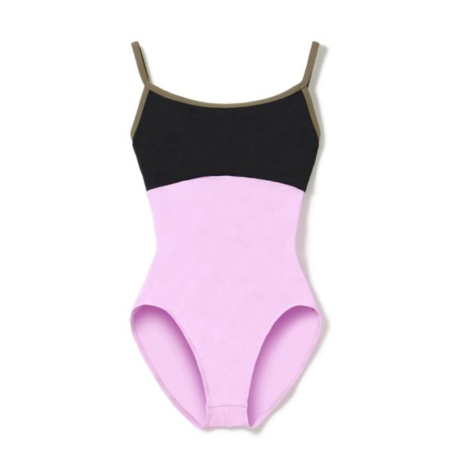 CHACOTT COLOR-BLOCK STYLE CAMISOLE LEOTARD