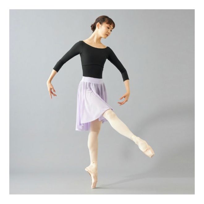 CHACOTT 3/4-SLEEVED LEOTARD