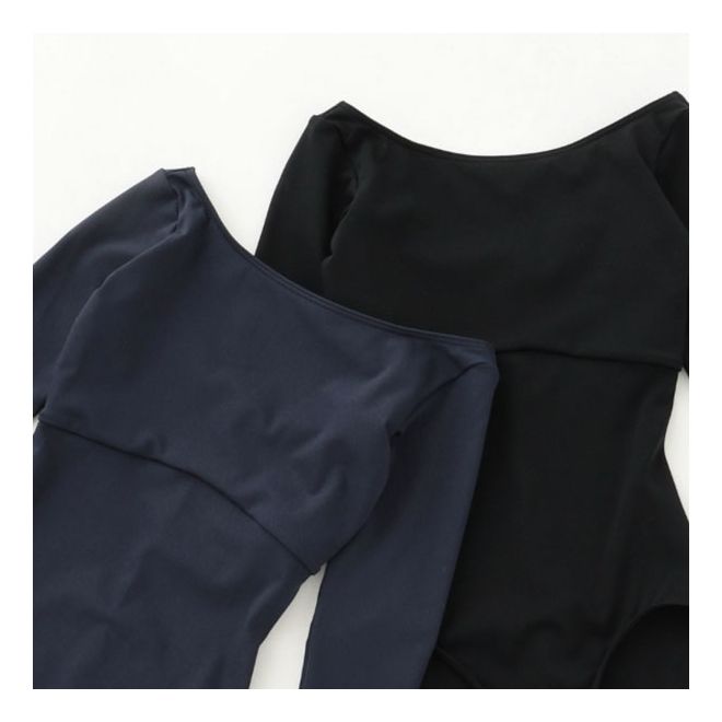 CHACOTT 3/4-SLEEVED LEOTARD