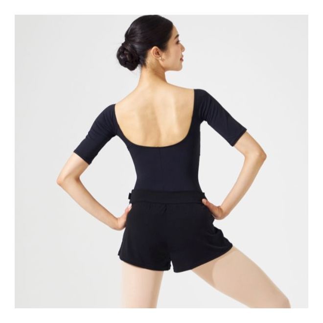 HANNAH O'NEILL COLLECTION: HALF-SLEEVED LEOTARD