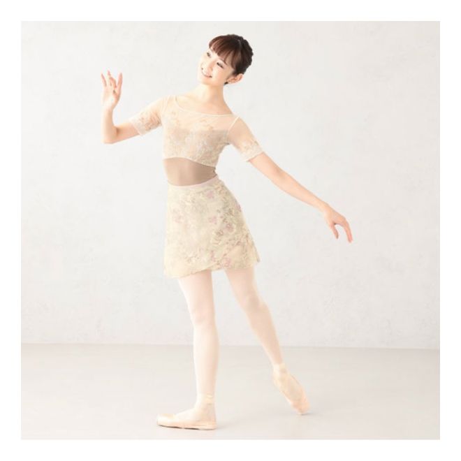 CHACOTT HALF SLEEVED LEOTARD