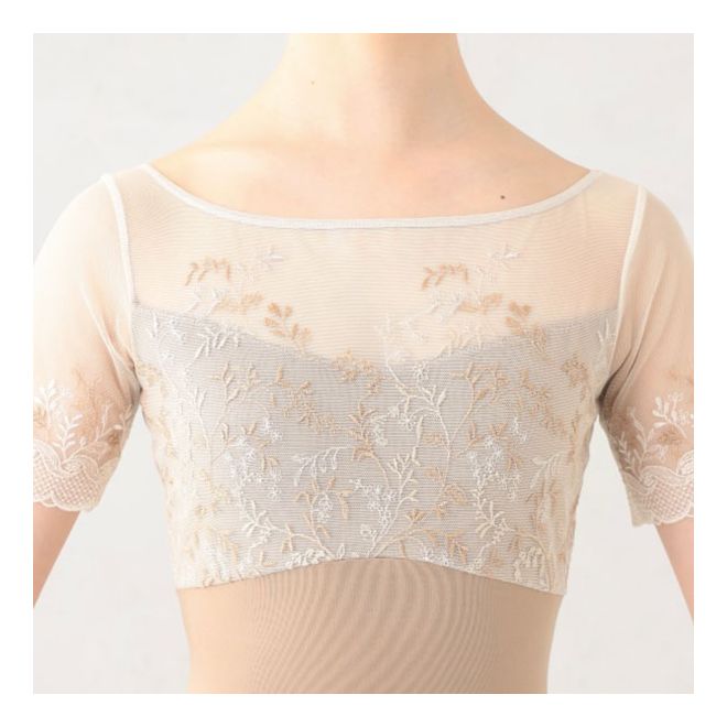 CHACOTT HALF SLEEVED LEOTARD