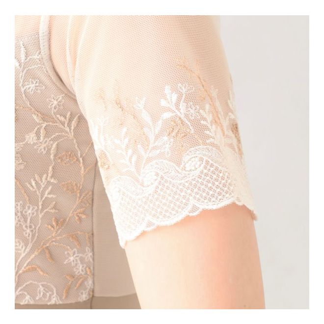 CHACOTT HALF SLEEVED LEOTARD