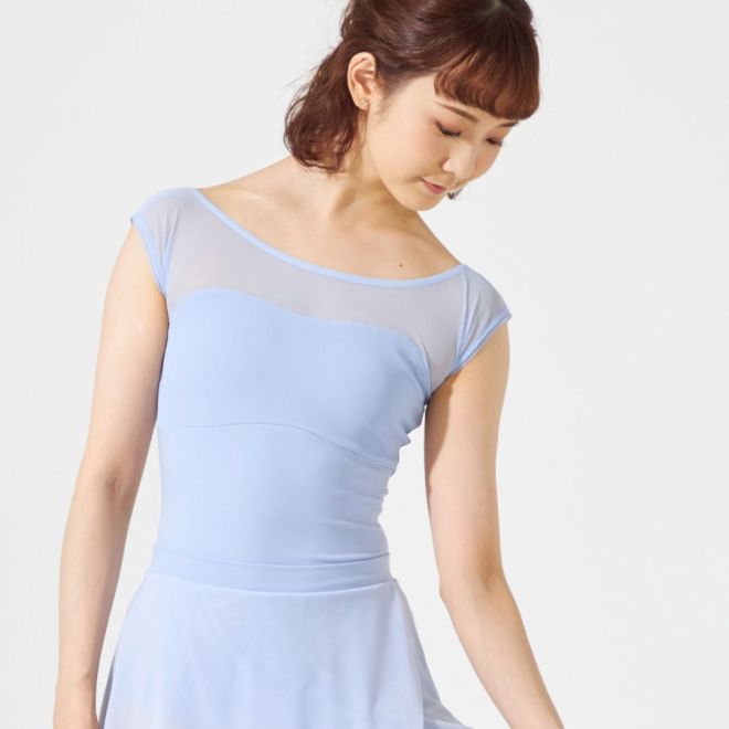 CHACOTT FRENCH-SLEEVED LEOTARD