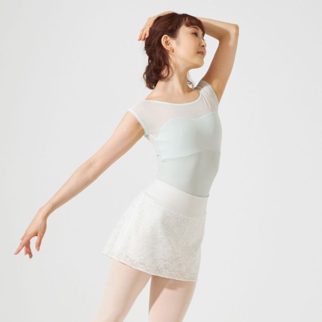 CHACOTT FRENCH-SLEEVED LEOTARD