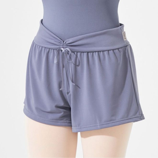 CHACOTTS WARM UP SHORTS WITH PINCHED WAISTLINE