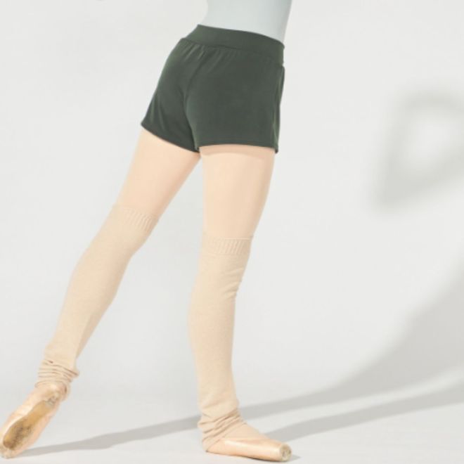 CHACOTT WARM UP SHORTS WITH PINCHED WAISTLINE