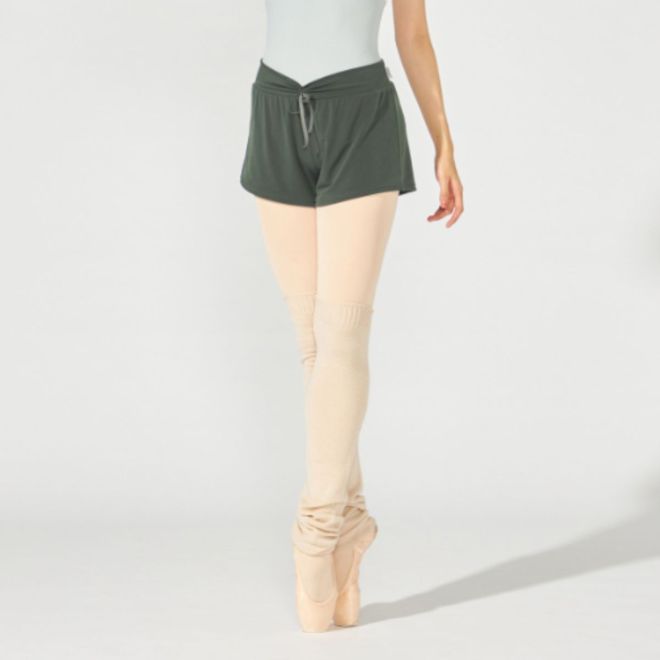 CHACOTT WARM UP SHORTS WITH PINCHED WAISTLINE