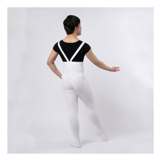 CHACOTT MENS' FOOTED TIGHTS WITH SUSPENDERS