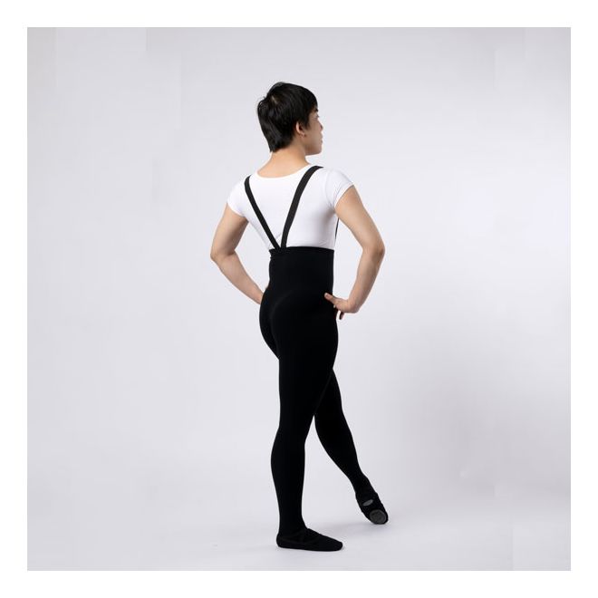 CHACOTT MENS' FOOTED TIGHTS WITH SUSPENDERS