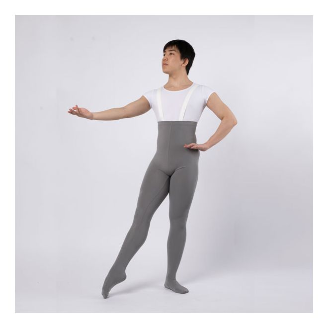 CHACOTT MENS' FOOTED TIGHTS WITH SUSPENDERS