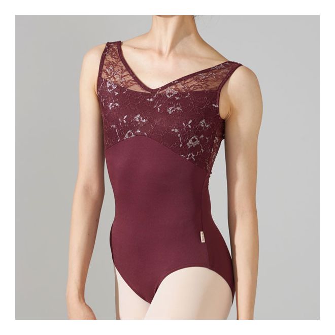 NELA LACE TANK SLEEVED LEOTARD