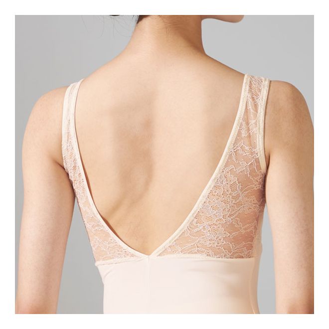 NELA LACE TANK SLEEVED LEOTARD