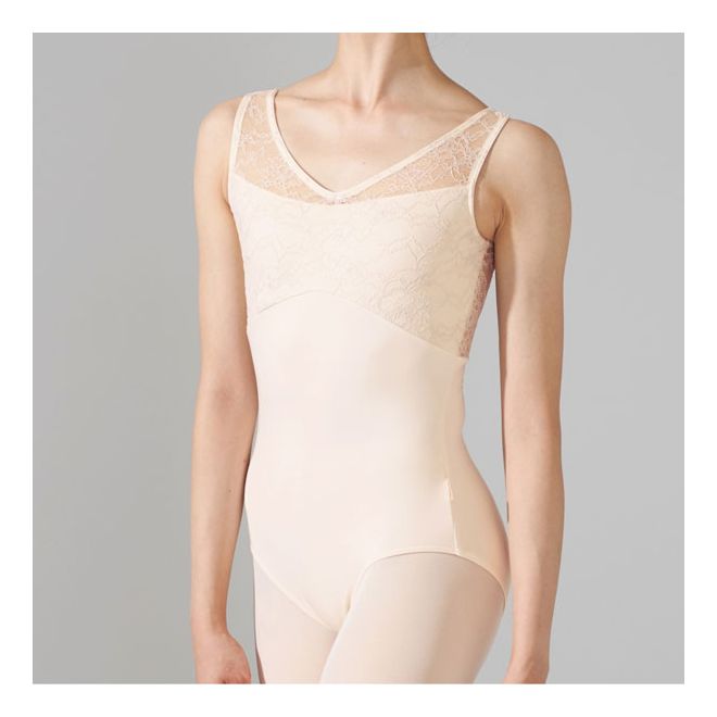 NELA LACE TANK SLEEVED LEOTARD