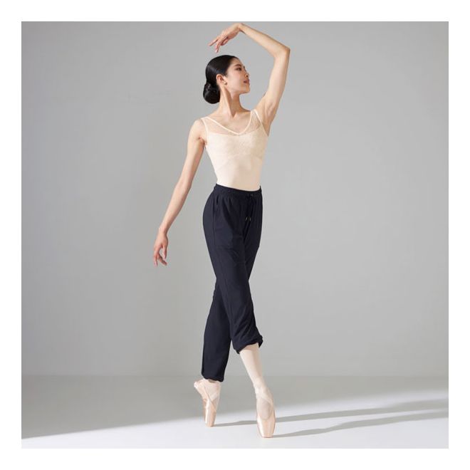 NELA LACE TANK SLEEVED LEOTARD