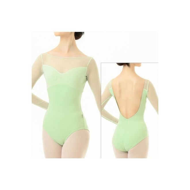 NELA COLLECTION, LONG SLEEVES LEOTARD
