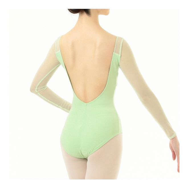 NELA COLLECTION, LONG SLEEVES LEOTARD
