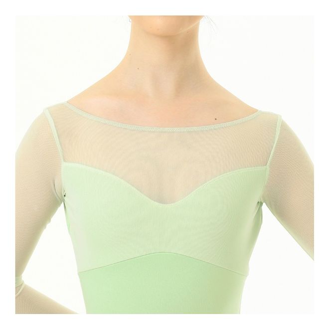 NELA COLLECTION, LONG SLEEVES LEOTARD