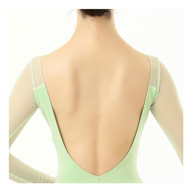 NELA COLLECTION, LONG SLEEVES LEOTARD
