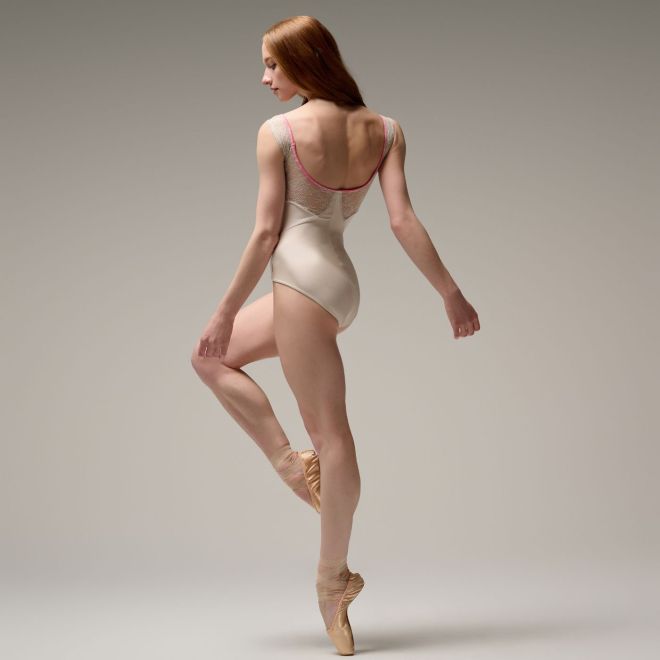 CATHERINE HURLIN CAP SLEEVED LEOTARD