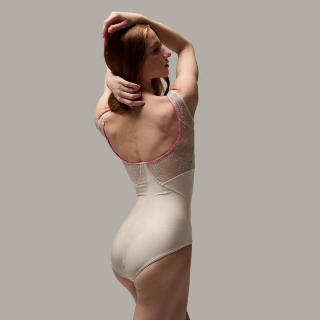 CATHERINE HURLIN CAP SLEEVED LEOTARD