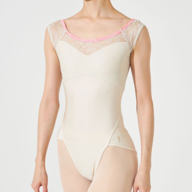 CATHERINE HURLIN CAP SLEEVED LEOTARD