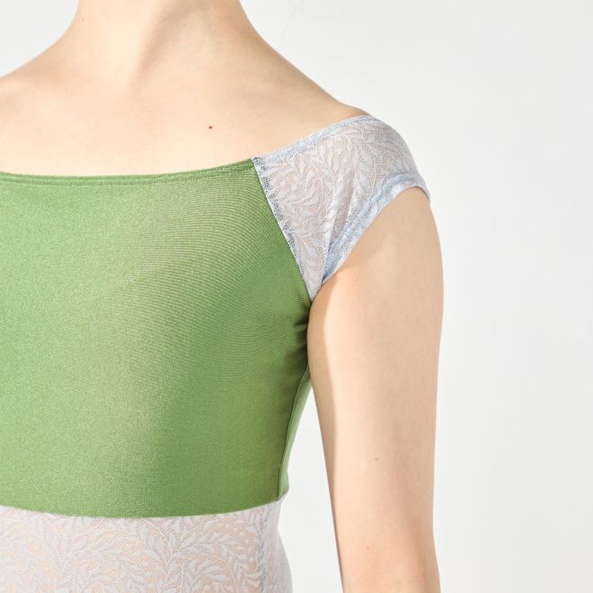 CATHERINE HURLIN FRENCH SLEEVED LEOTARD