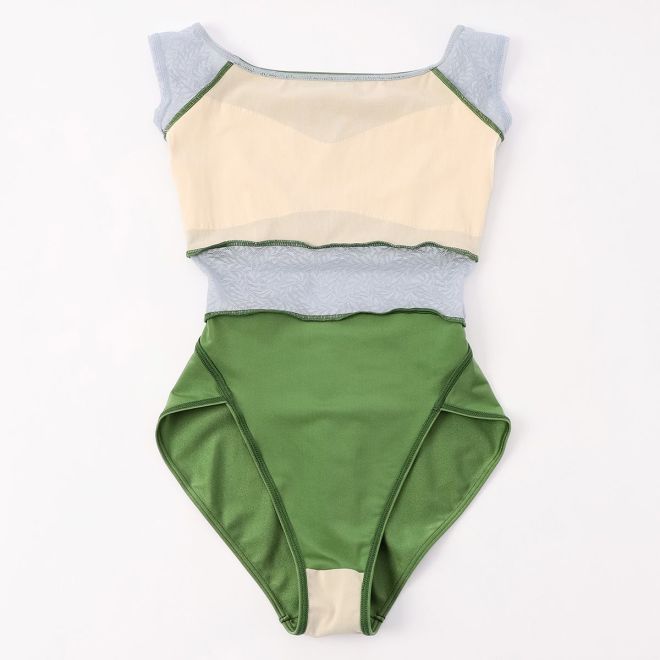 CATHERINE HURLIN FRENCH SLEEVED LEOTARD