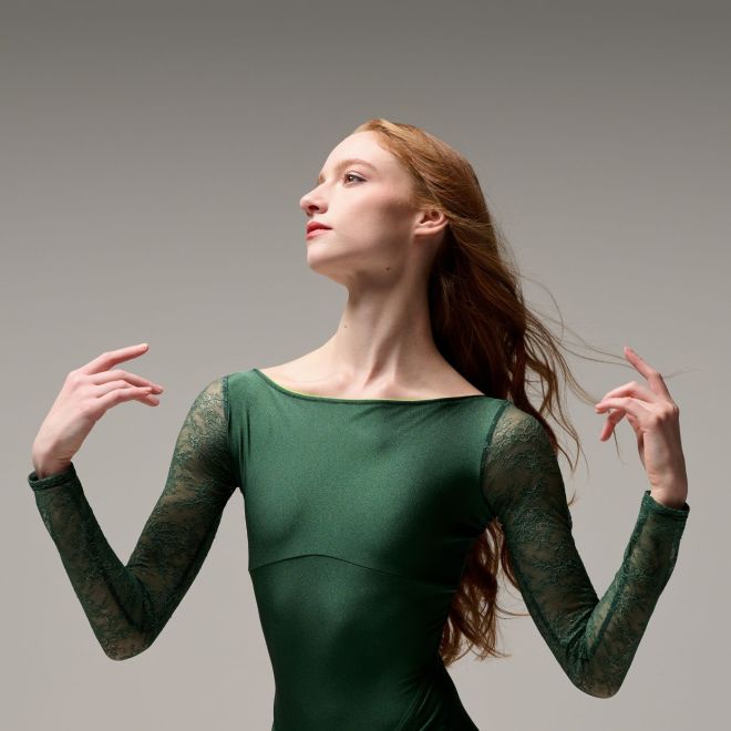 CATHERINE HURLIN LONG SLEEVED LEOTARD