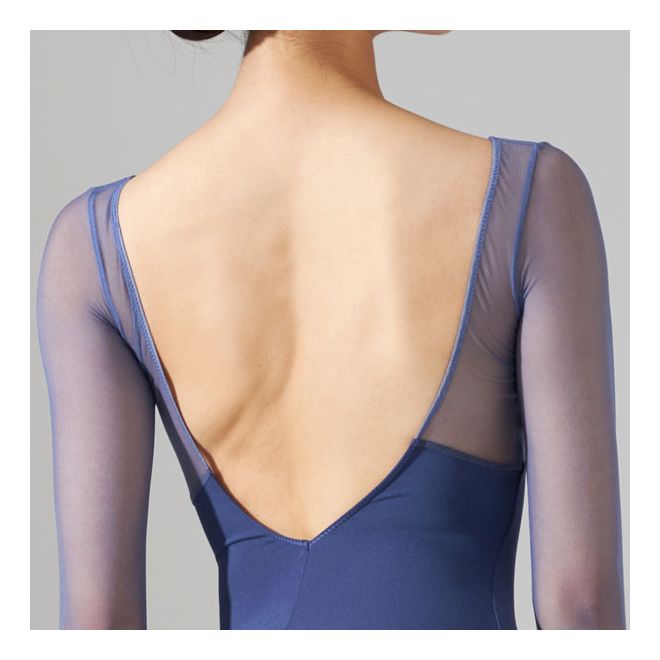 MESH LONG SLEEVED LEOTARD