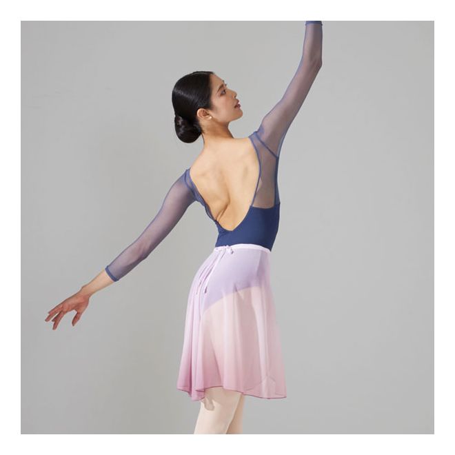 MESH LONG SLEEVED LEOTARD