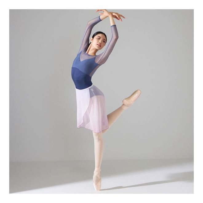 MESH LONG SLEEVED LEOTARD