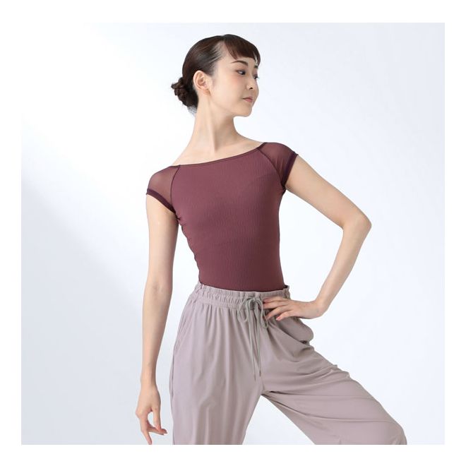 FREED OF LONDON MESH CAP SLEEVED LEOTARD