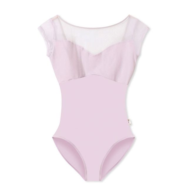 NELA MESH CAP SLEEVED LEOTARD