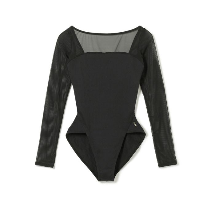 FREED OF LONDON MESH LONG SLEEVED LEOTARD