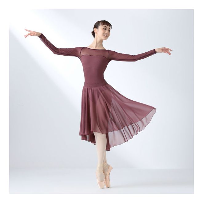 FREED OF LONDON MESH LONG SLEEVED LEOTARD