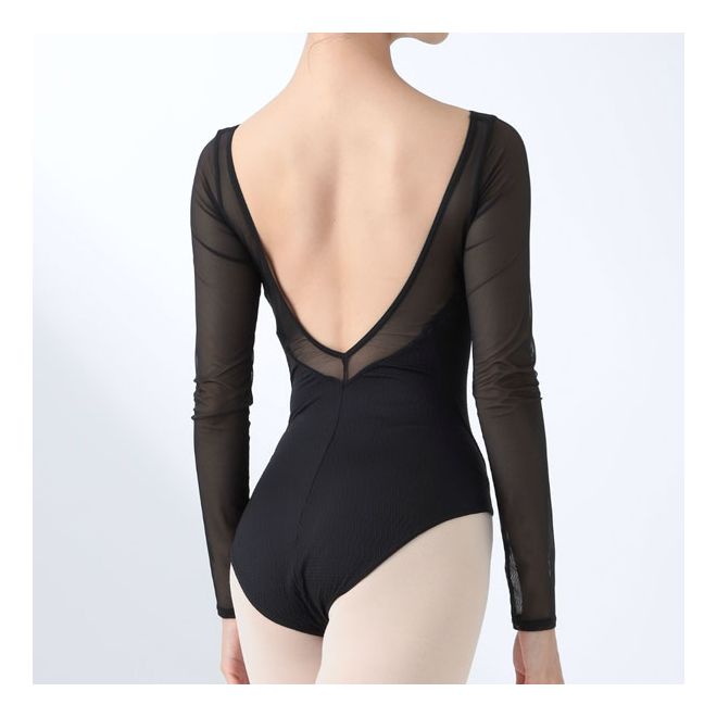 FREED OF LONDON MESH LONG SLEEVED LEOTARD