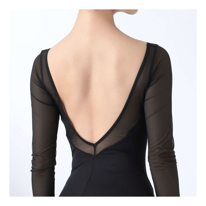 FREED OF LONDON MESH LONG SLEEVED LEOTARD