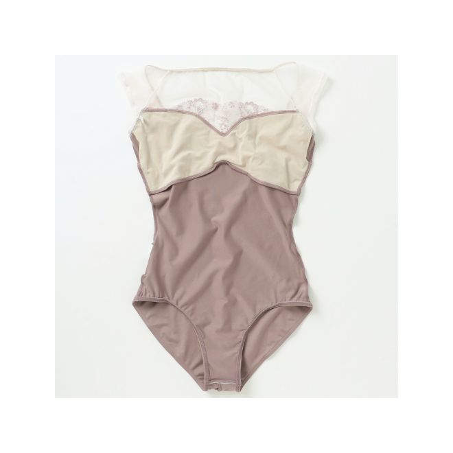 NELA COLLECTION CAP SLEEVED LEOTARD