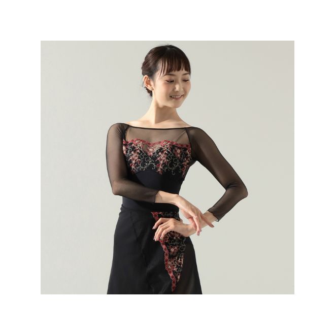 NELA COLLECTION 3/4 SLEEVED LEOTARD