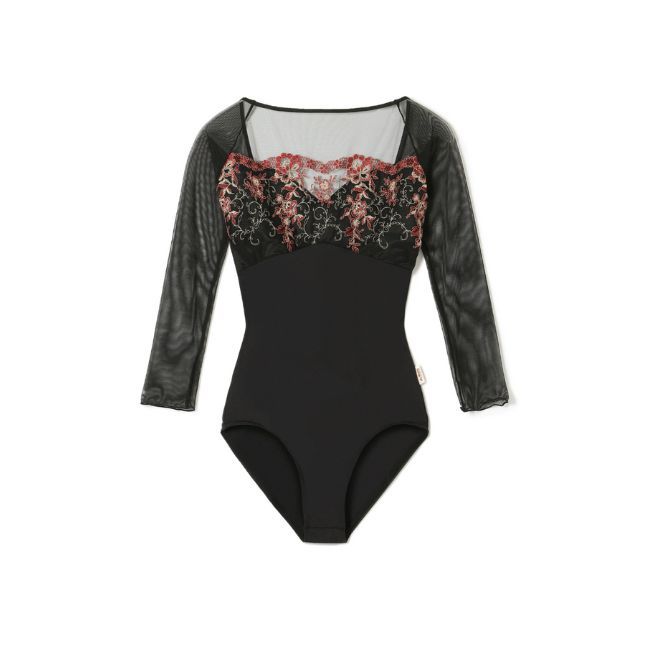 NELA COLLECTION 3/4 SLEEVED LEOTARD