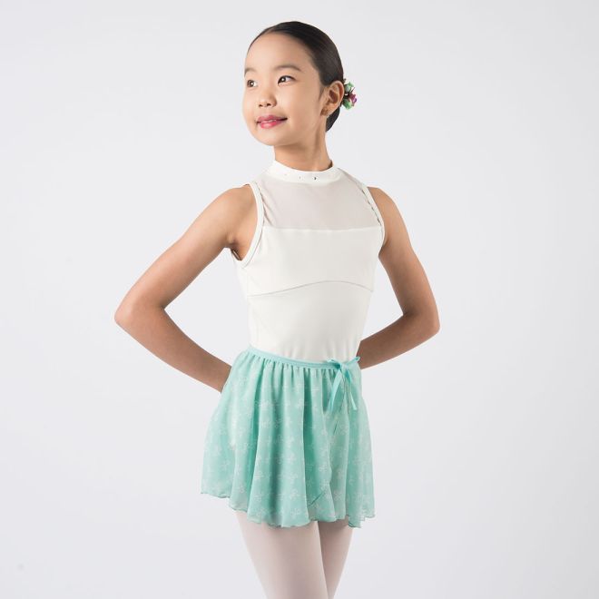 PATTERNED CHIFFON DANCE SKIRT, CHILD