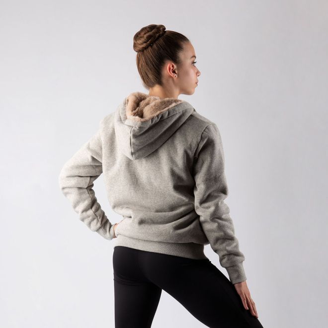 REVERSIBLE HOOD F-ZIP SWEATSHIRT