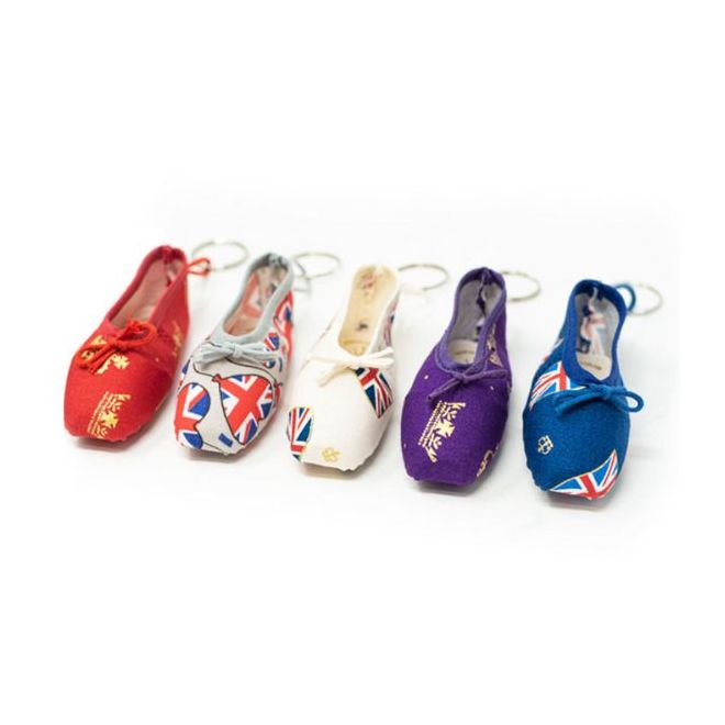 FREED OF LONDON MINI POINTE SHOE KEYRING