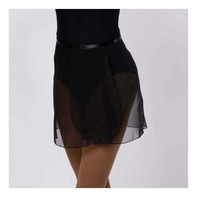 TRIENAWEAR 14 IN CHIFFON WRAP SKIRT